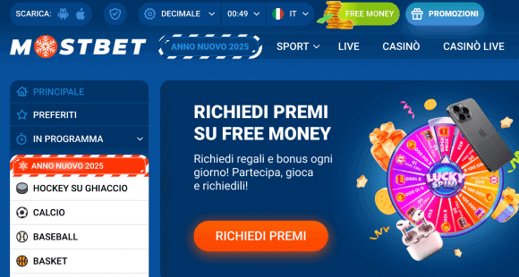 Sito ufficiale di Mostbet