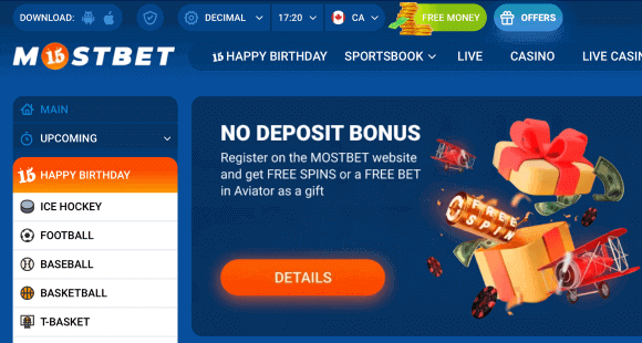 Mostbet official website